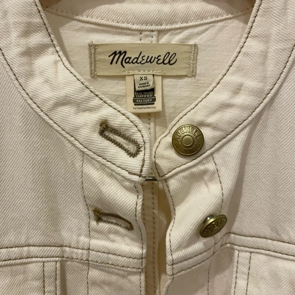 Madewell Cocoon-Sleeve Denim Lady Jacket - Picture 2 of 3
